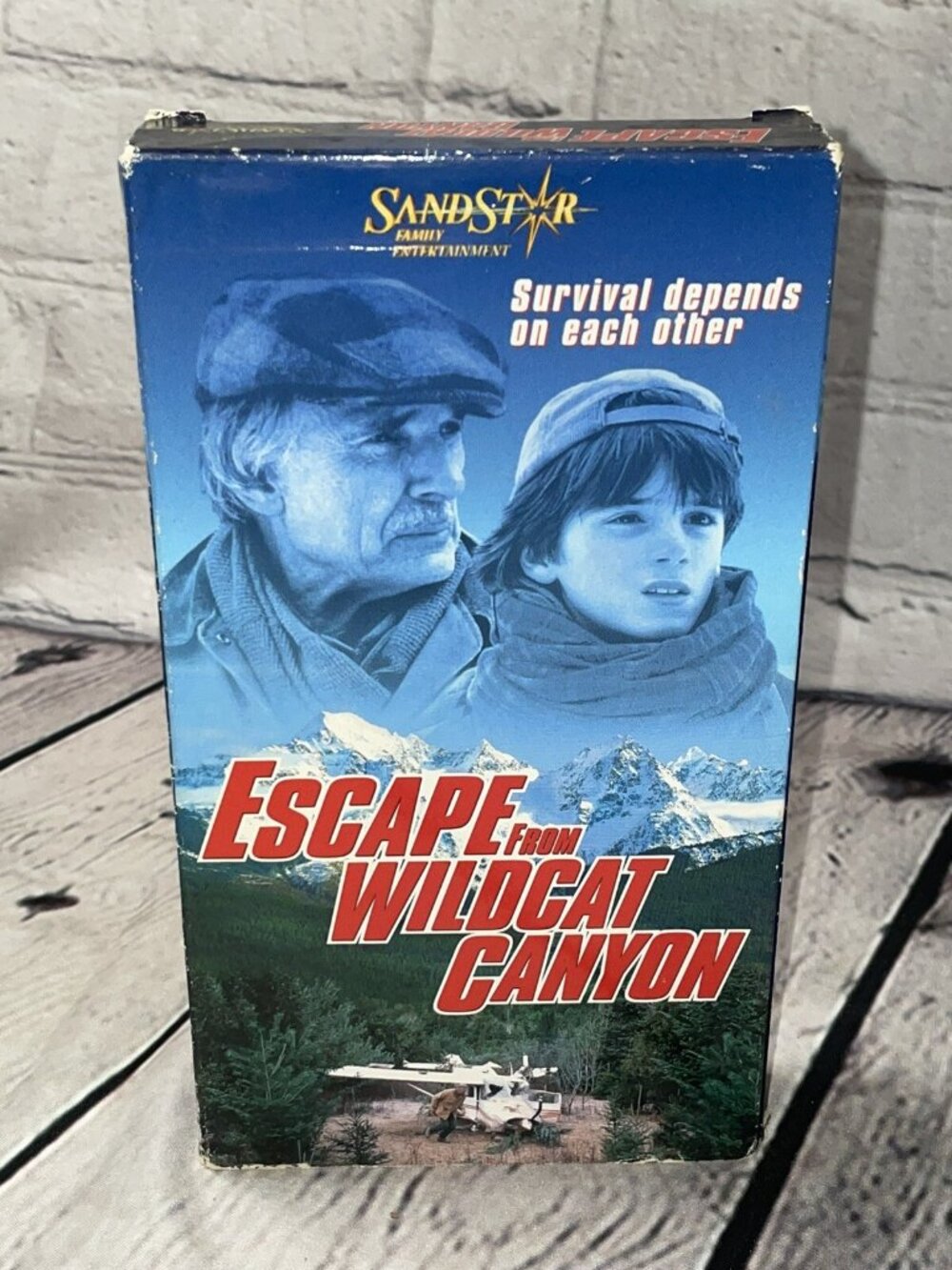 Escape From Wildcat Canyon 1998 VHS Tape, Dennis Weaver, Family Film